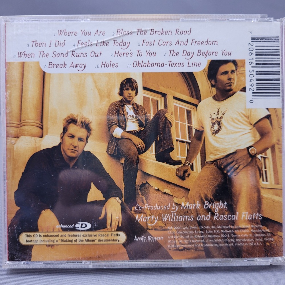 Feels Like Today by Rascal Flatts (CD, 2004) - Picture 2 of 3